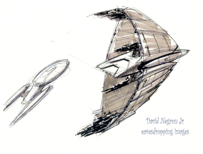 this was cool and depicts the a similarity to Andy Proberts original idea for his Romulan Warbird from TNG